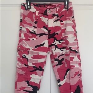 CAMO hot pink joggers